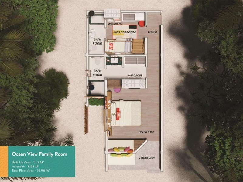 Ocean View Family Room Floor Plan 