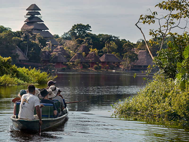 Kanufahrt am Napo Fluß