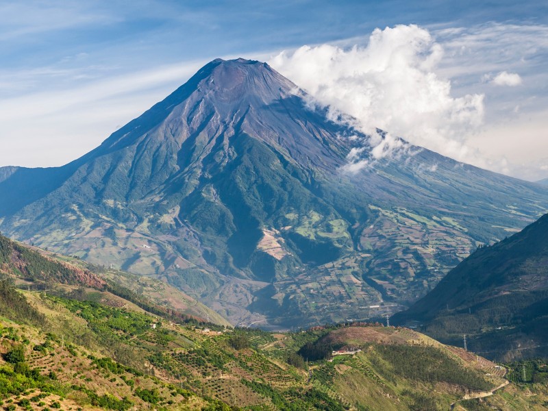 Tungurahua Vulkan 
