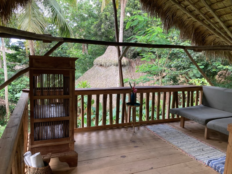 El Valle Lodge - Casita living room