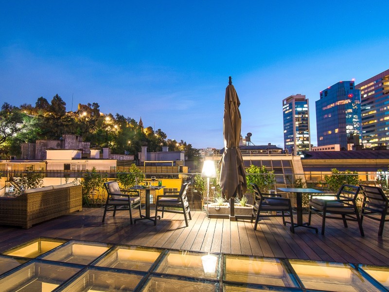 Magnolia - Dachterrasse Abendstimmung