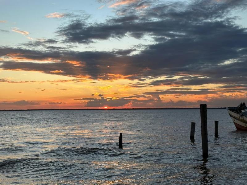 Sunset over the Essequibo River