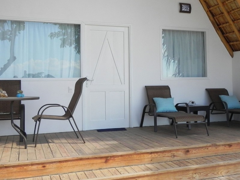 Punta Rucia Lodge - Bungalow Terrasse