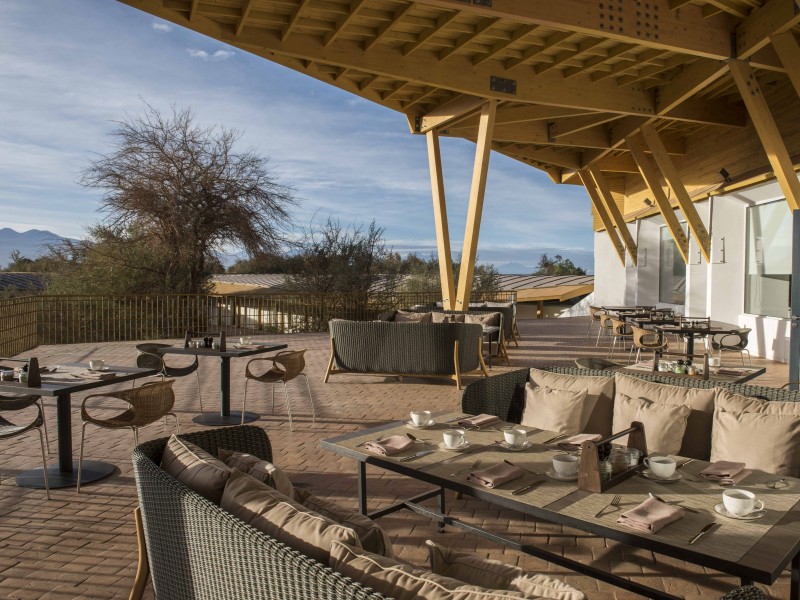 Explora Atacama - Restaurantterrasse