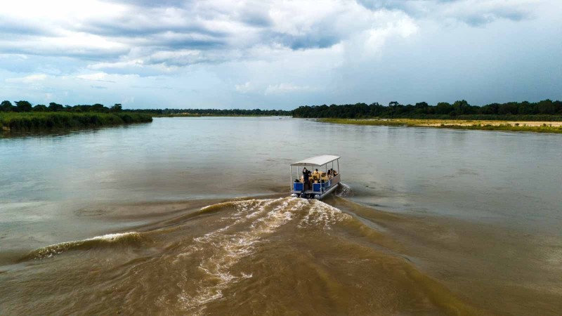 Bootsafari op de Rufiji-rivier