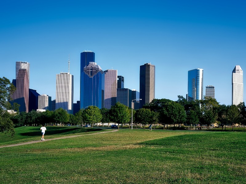 View of Houston in USA