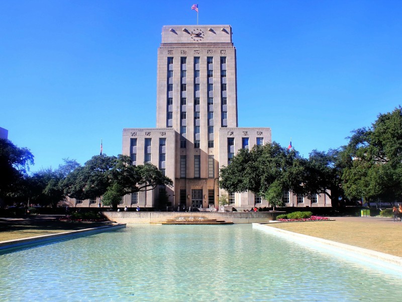 Downtown city in Houston