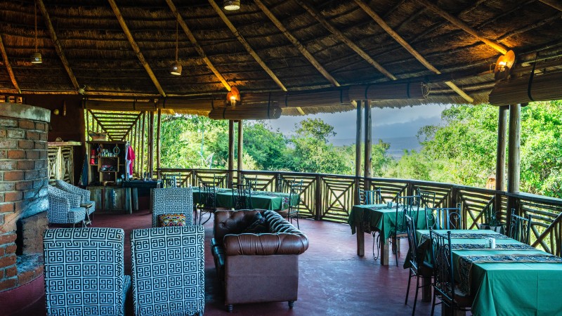 Restaurant der Africa Safari Maasai Boma