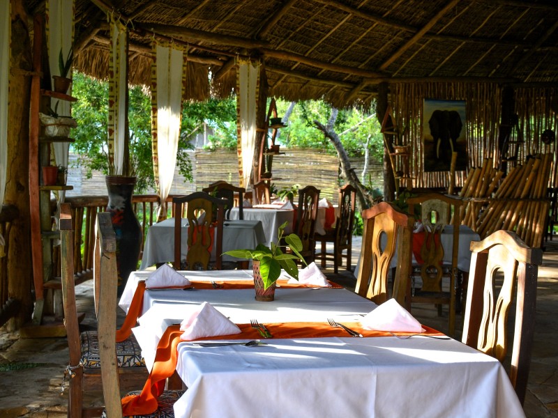 Restaurant in Selous
