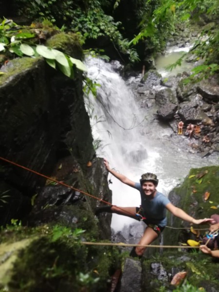Adventure at the waterfalls