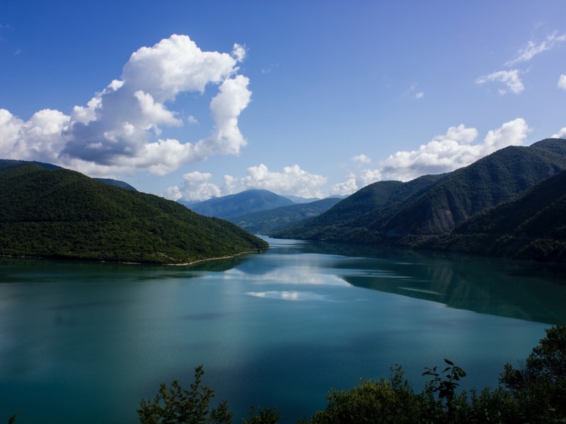 zhinvali resevoir day 8