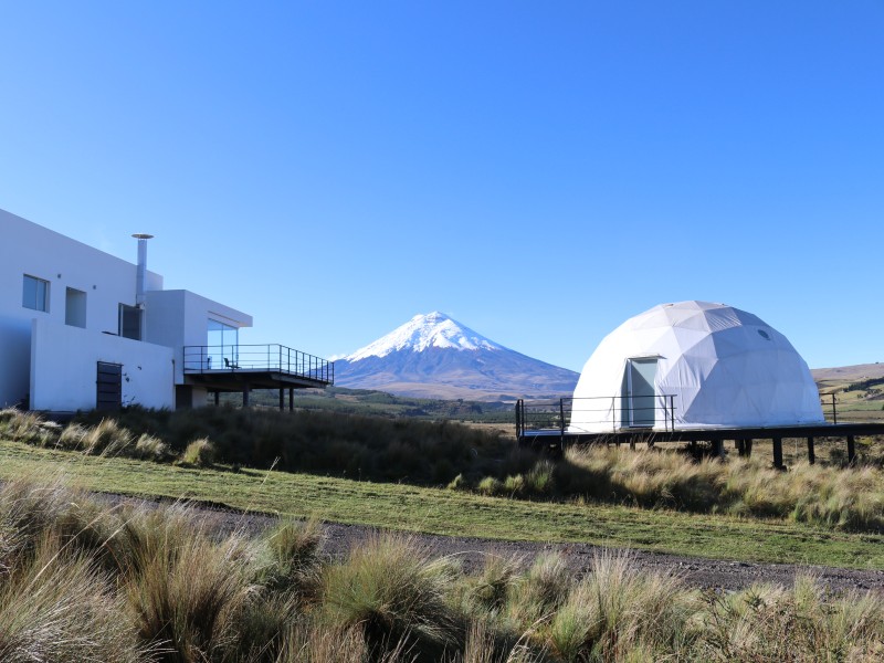 Sanctuary Lodge mit Cotopaxi
