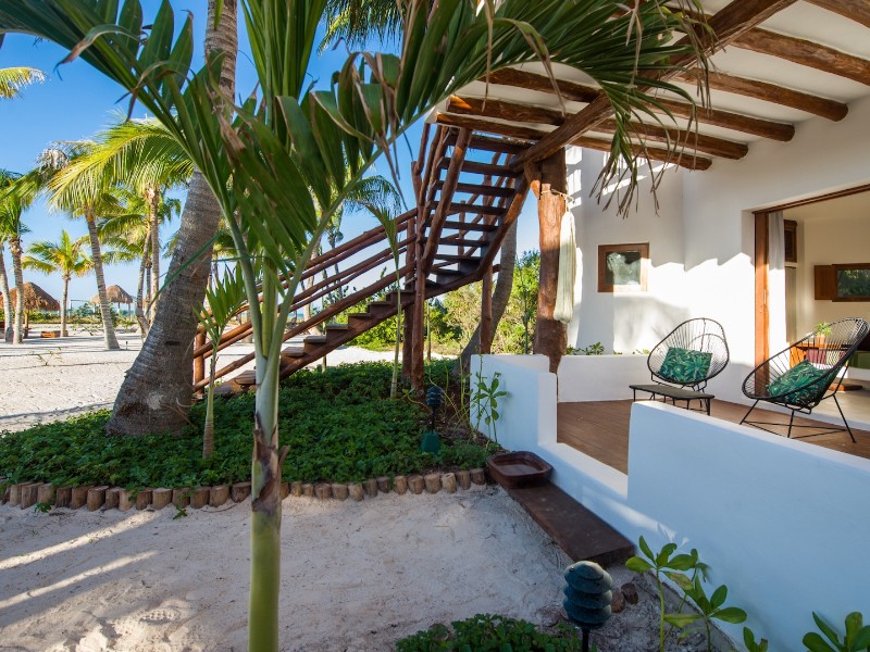 Villas HM Palapas - Bungalow Terrasse 