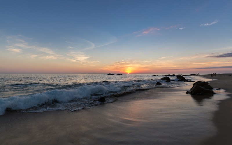 Puerto Escondido - Strand Abendstimmung