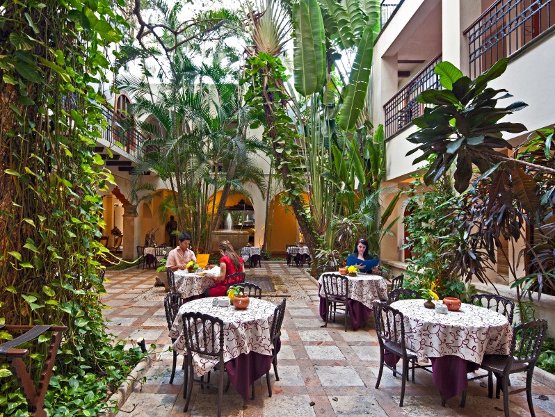Casa del Balam - Garten