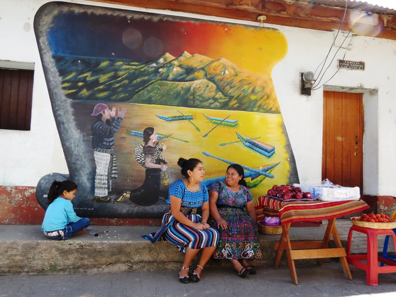 Chichicastenango - Verkäuferinnen 