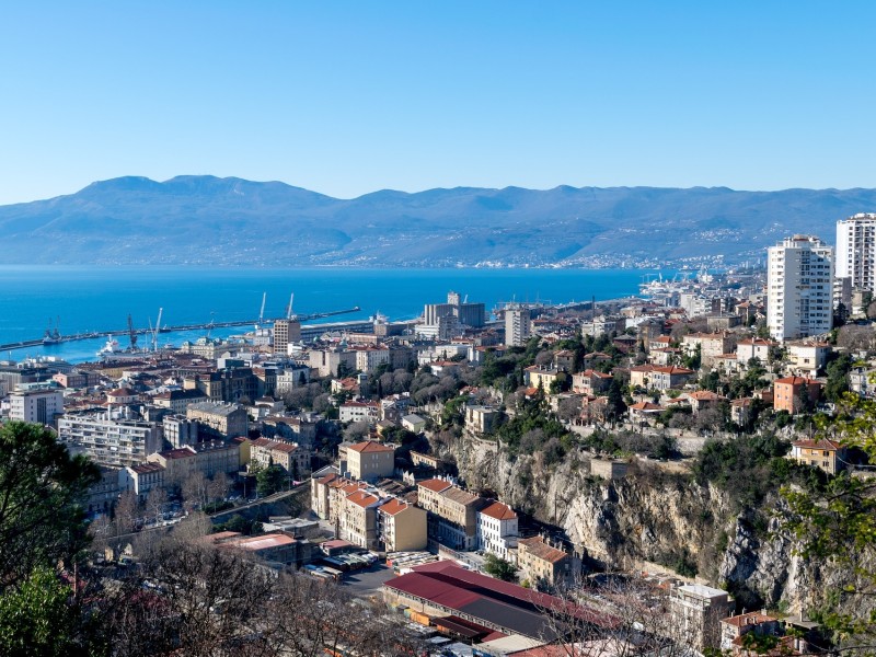 View over Rijeka