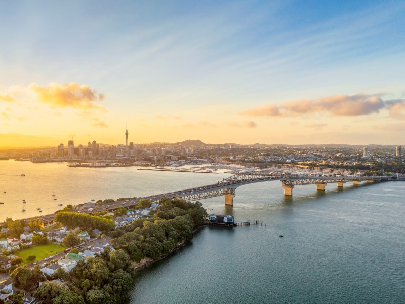 Sonnenaufgang - Auckland - Neuseeland