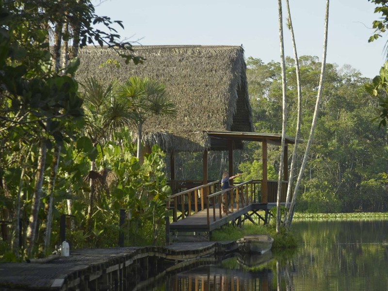 Sacha Lodge - Wasserweg zur Lodge
