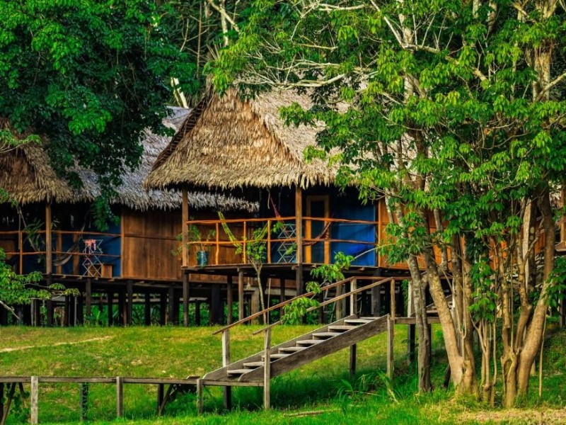 Muyuna Lodge Außenansicht