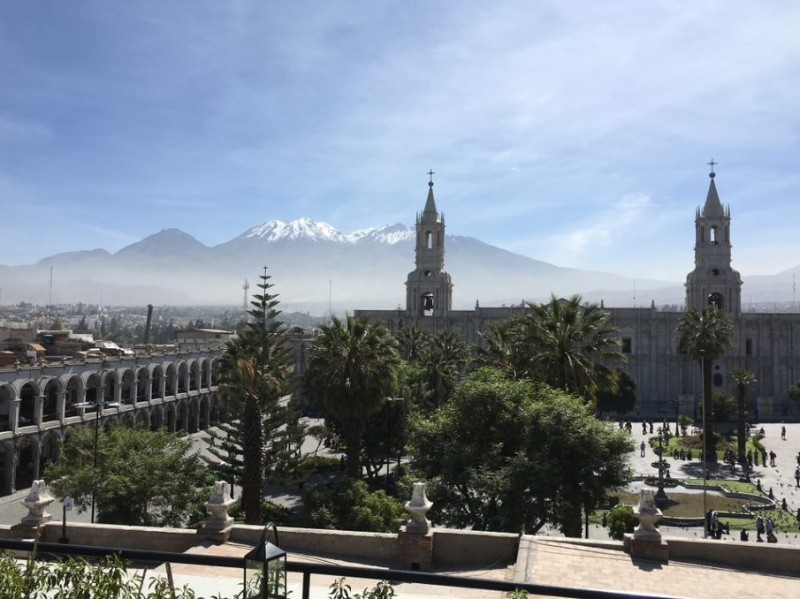Peru - Plaza de Armas in Arequipa
