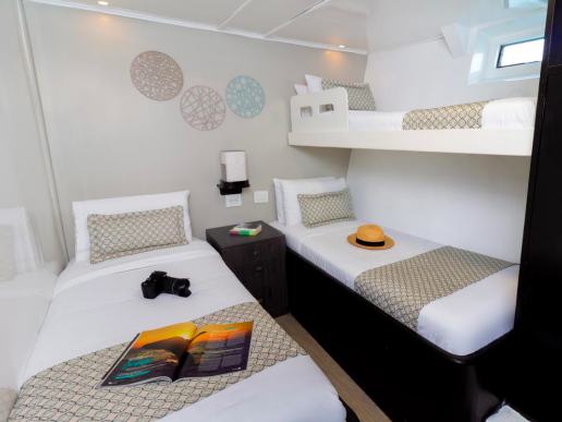 Lower Deck Cabin - Triple Beds