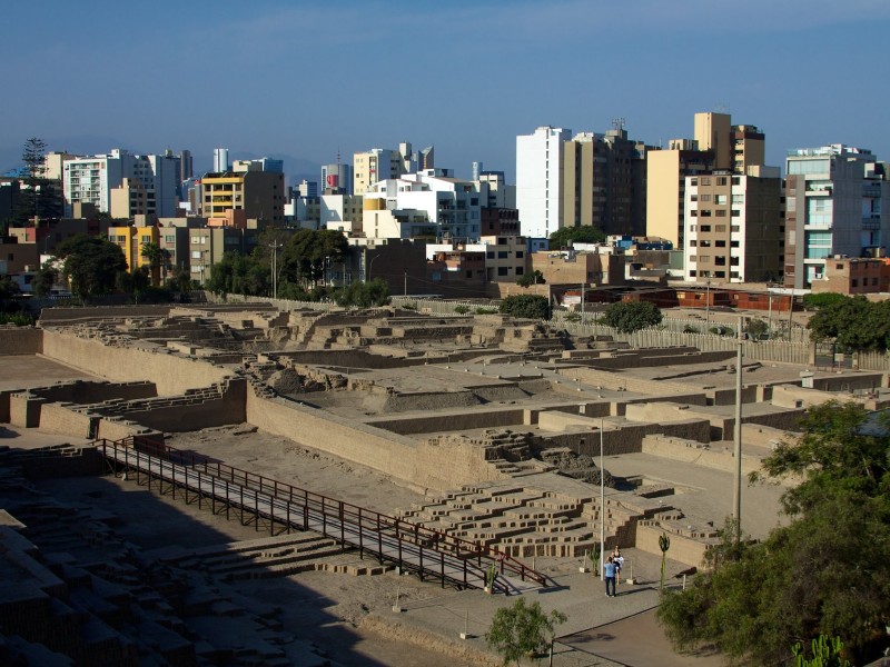 Archeological Ruins Huaca Pucllana