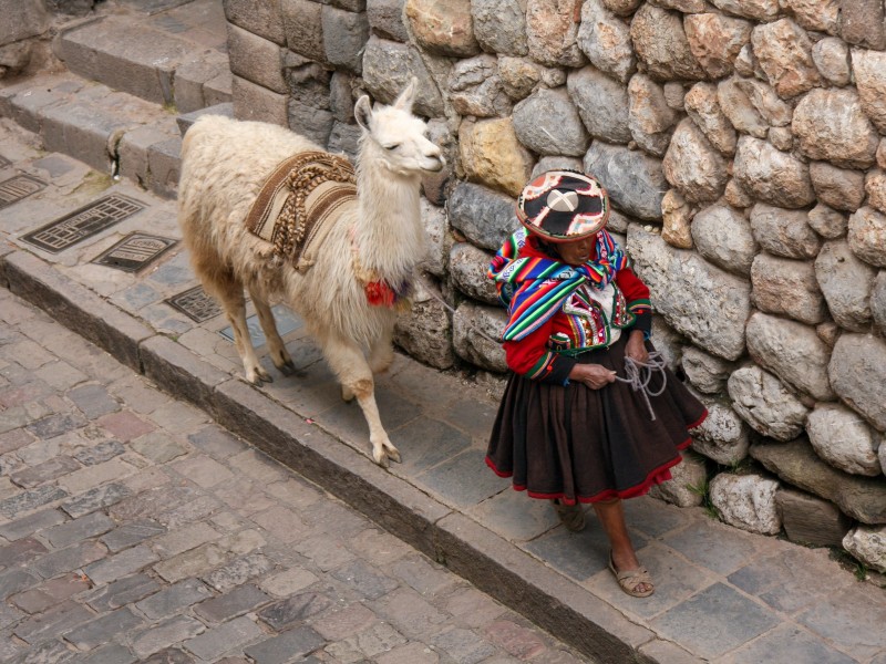 In den Gassen von Cusco