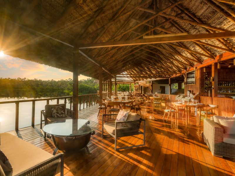 Sacha Lodge Balsa Restaurant