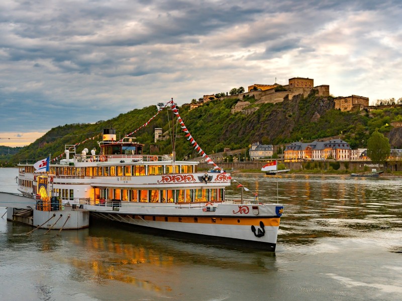 Boat in Koblenz
