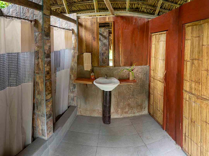 Camp bathroom