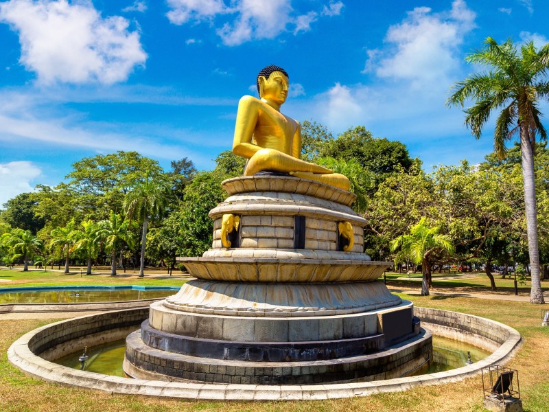 Sitzender Buddha II-Colombo-Sri Lanka