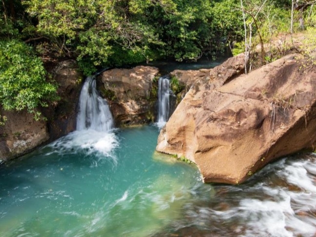 Hacienda Guachipelin_Wasserfall