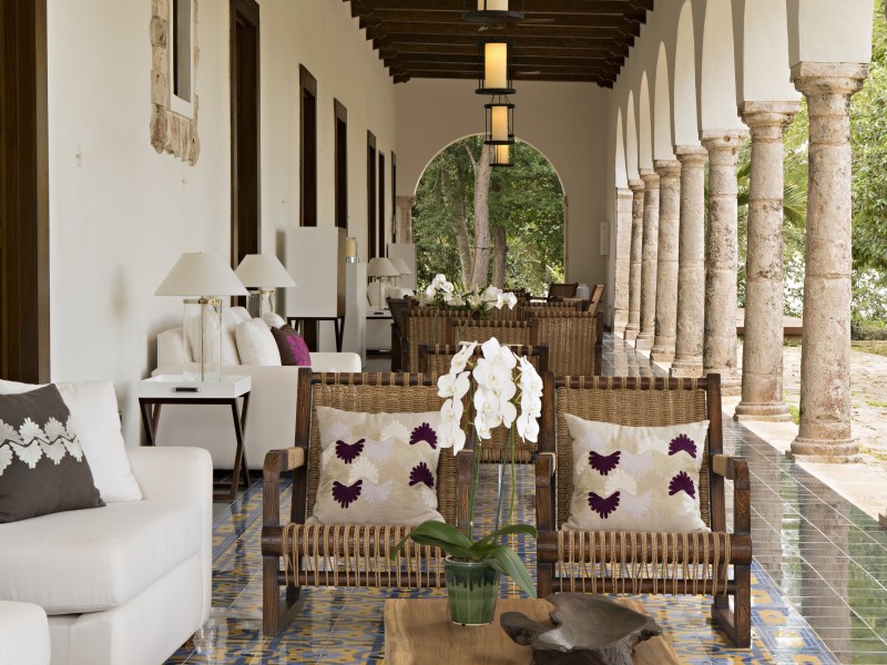 Chablé Yucatán - Terrasse