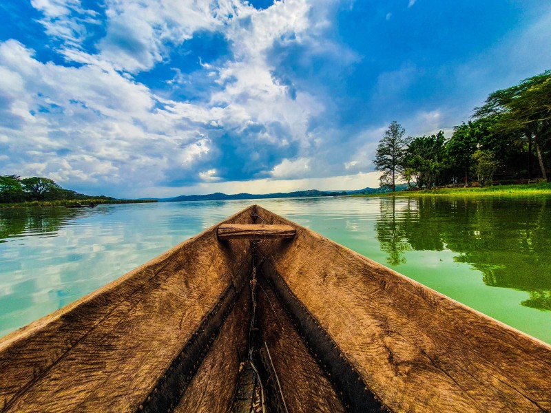 Canoeing at Lake Manyara National Park