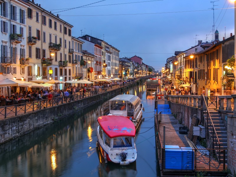 Italy - Milan - Naviglio Grande canal