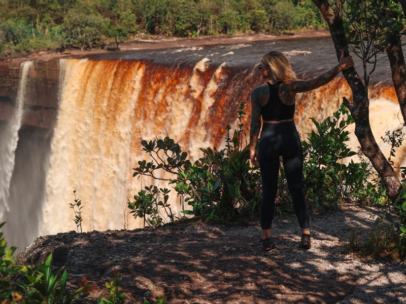 Overlooking the Kaieteur falls