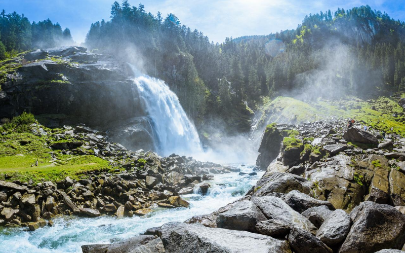 Zell am See, Krimml Waterfalls 