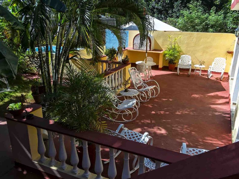 Casa El Suizo Terrasse