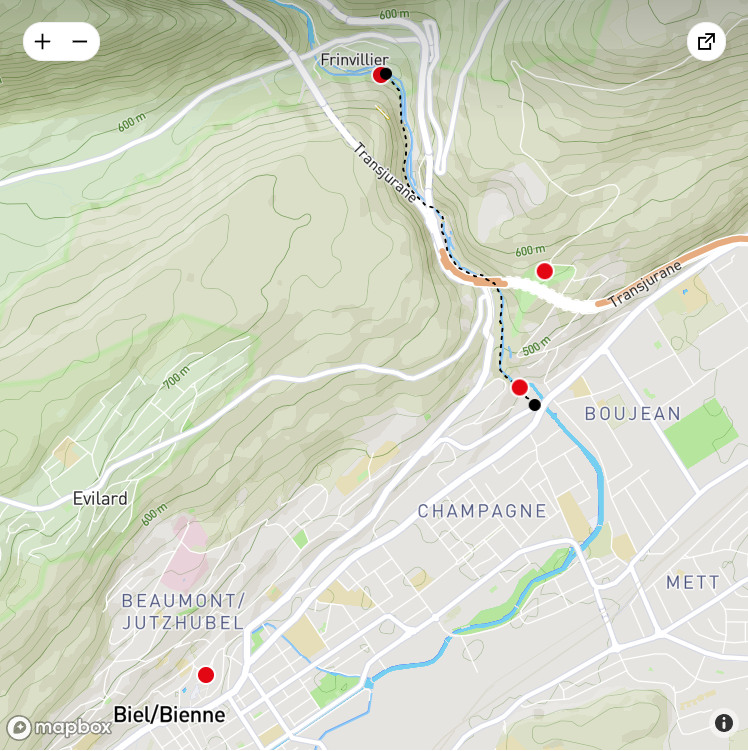 Taubenloch Gorge Trail