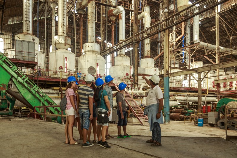 Rundgang durch die Fabrik
