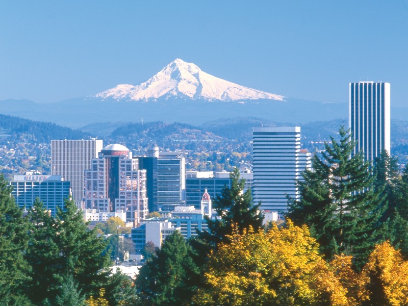 USA - West-USA - Skyline Portland Oregon