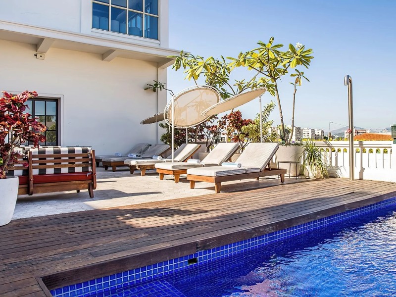 American Trade Hotel - Dachterrasse