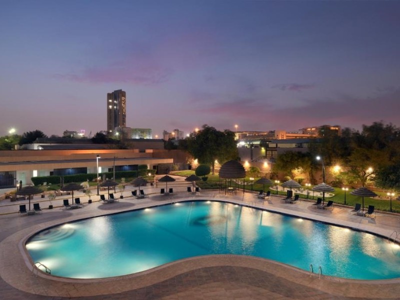 Intercontinental Riyadh, by night