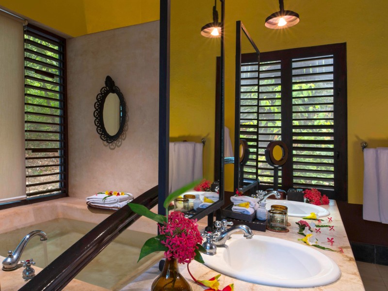 Hacienda Uayamon - Badezimmer