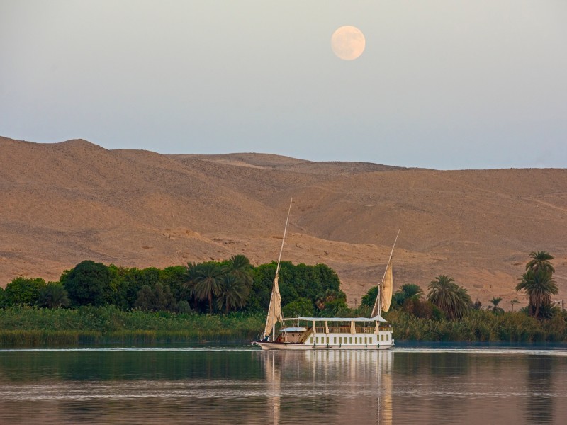 Dahabeya Flussboot am Nil - Ägypten