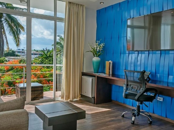 Doppelzimmer-Suite mit Balkon