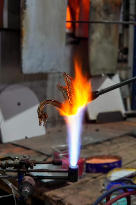 Prague glass making