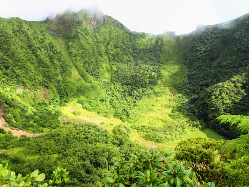 Mount Liamuiga Crater