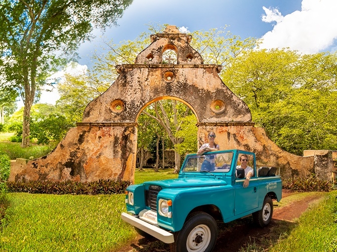 Hacienda Uxmal - Ausfahrt im Jeep